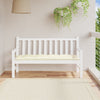 Cuscino per panca da giardino Vidaxx 150x50x7 cm in tessuto oxford color crema