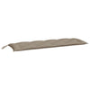 Vidaxl Garden Bench Cushion 150x50x7 CM Oxford Fabric Taupe