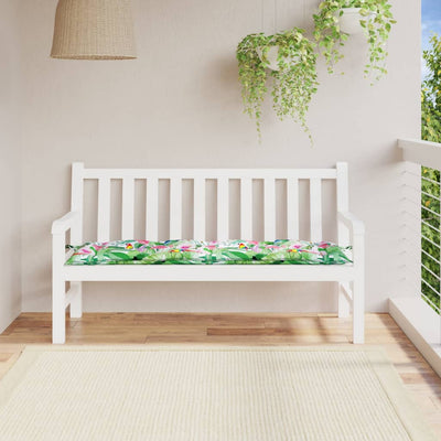 Vidaxl Garden Bench Cushion 150x50x7 CM Oxford Fabric Multi -Colored