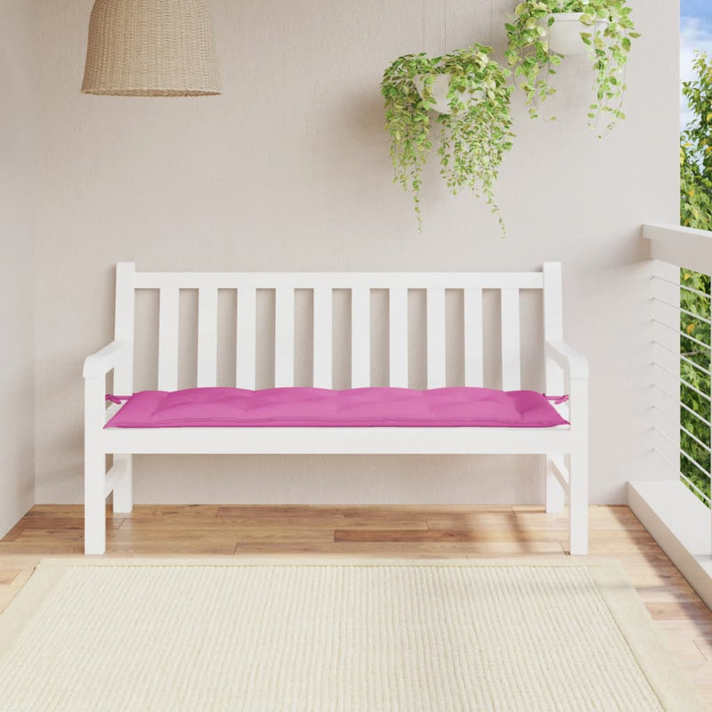 Vidaxl Garden Bench Cushion 150x50x7 CM Oxford Fabric Pink