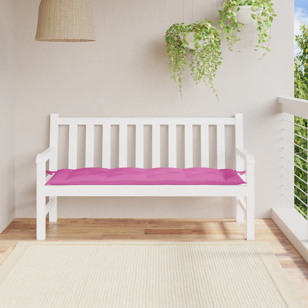 Vidaxl Garden Bench Cushion 150x50x7 CM Oxford Fabric Pink