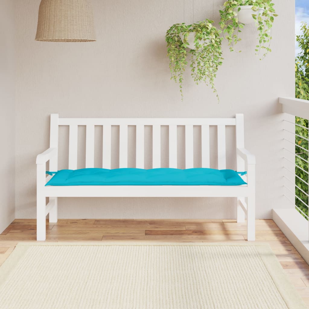 Vidaxl Garden Bench Cushion 150x50x7 CM Oxford Fabric Turquesa