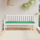 VidaXL cojín para banco de jardín 180x50x7 cm tela oxford verde