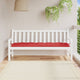 Vidaxl Garden Bench Cushion 180x50x7 cm tessuto rosso rosso