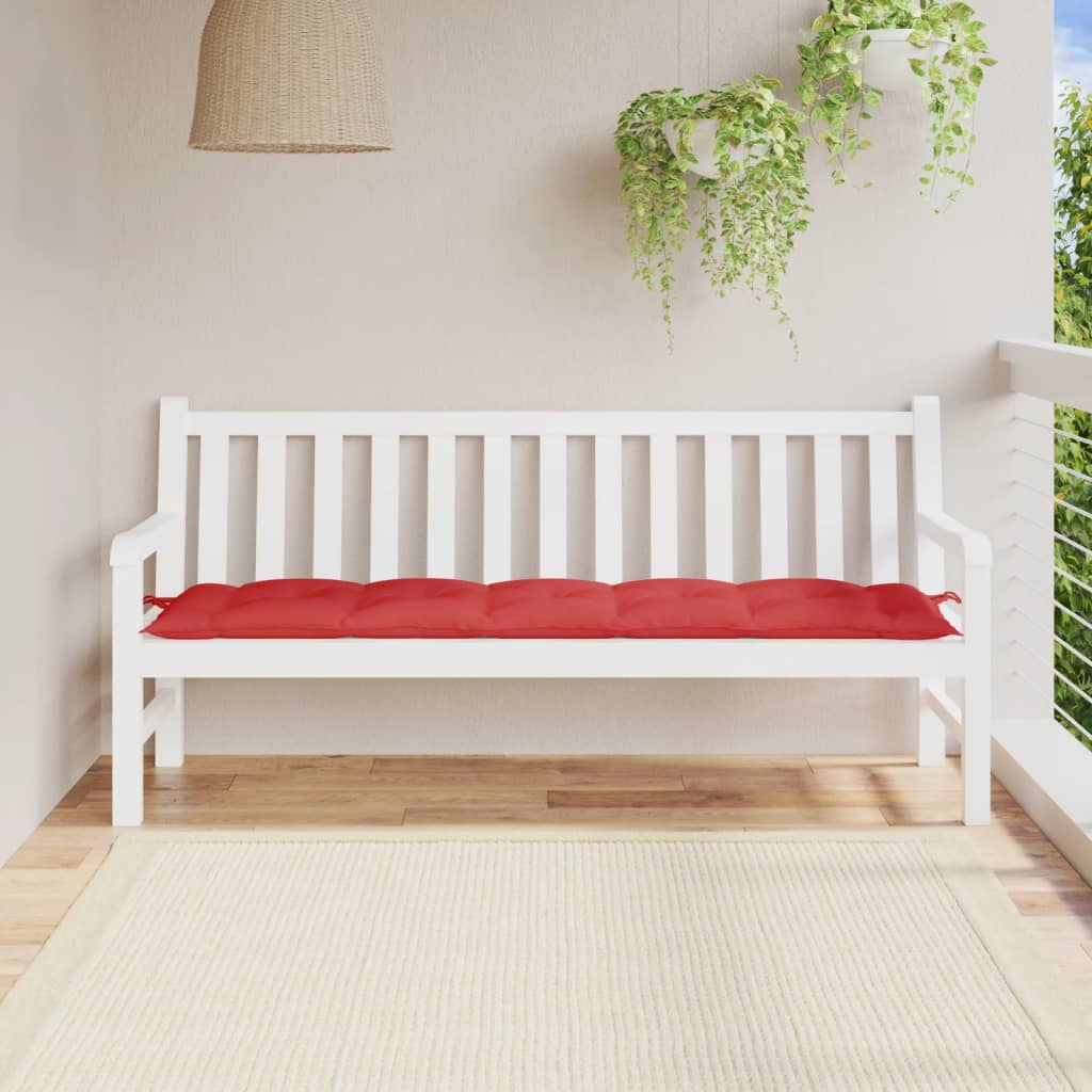 Vidaxl Garden Bench Cushion 180x50x7 CM Oxford Fabric Red