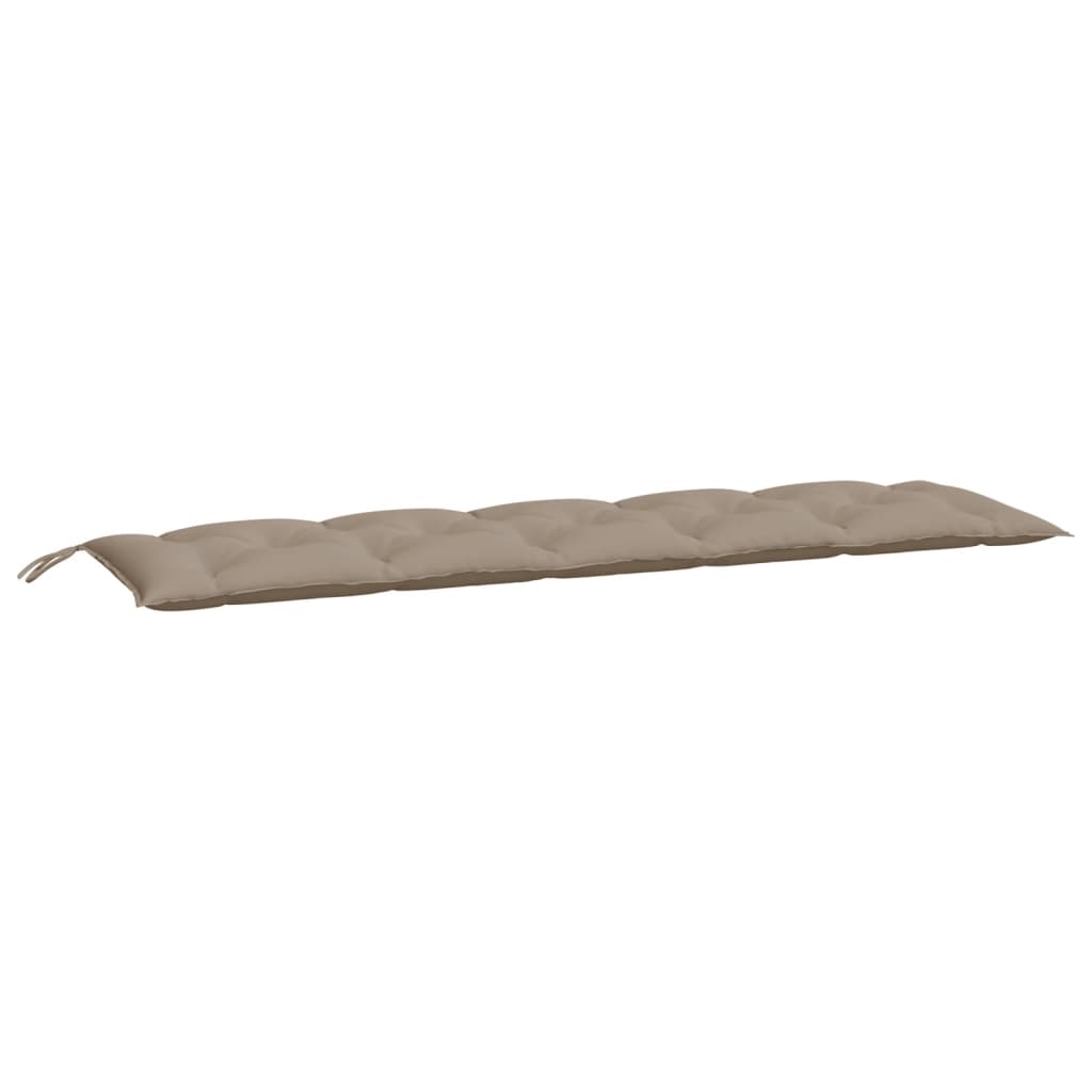 Cuscino per panca da giardino Vidaxx 180x50x7 cm in tessuto oxford tortora