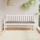 Cuscino per panca da giardino Vidaxx 180x50x7 cm in tessuto oxford tortora