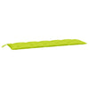 VidaXL cojín para banco de jardín 180x50x7 cm tela oxford verde brillante