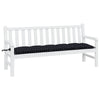Vidaxl Garden Banch Cushion 180x50x7 cm Tessuto in tessuto Oxford Modello nero