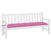 Vidaxl Garden Bench Cushion 180x50x7 cm Tessuto Oxford Pink
