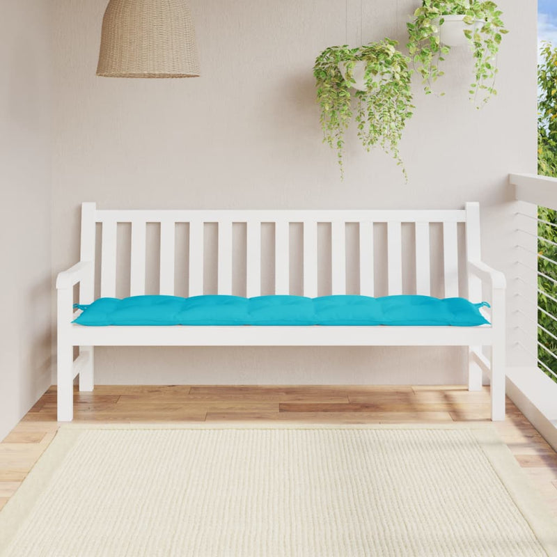 Vidaxl Garden Bench Cushion 180x50x7 CM Oxford Fabric Turquesa
