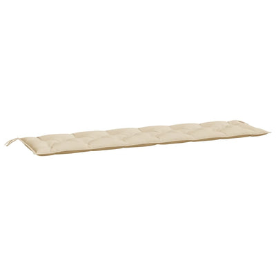 Vidaxl Garden Banch Cushion 200x50x7 cm in tessuto Oxford beige