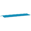 Vidaxl Garden Bench Cushion 200x50x7 cm tessuto oxford azzurro