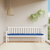 Vidaxl Garden Bench Cushion 200x50x7 cm tessuto oxford blu reale
