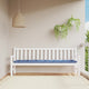 Vidaxl Garden Banch Cushion Striped 200x50x7 cm tessuto bianco e blu