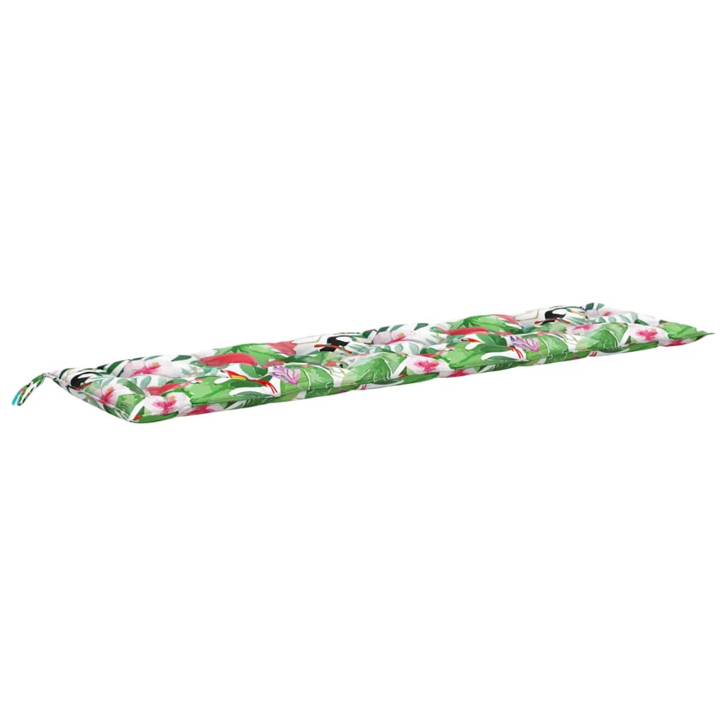 Vidaxl Garden Banch Cushion 200x50x7 cm Fabric multi -colorato