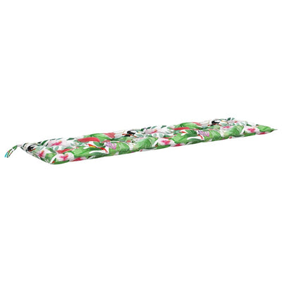 Vidaxl Garden Bench Cushion 200x50x7 CM Fabric Multi -Colored
