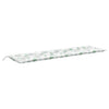 Vidaxl Garden Banch Cushion Leaf Pattern 200x50x7 cm tessuto