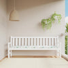 Vidaxl Garden Bench Cushion Patrón de hoja de 200x50x7 CM tela