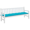 Vidaxl Garden Banch Cushion 200x50x7 cm tessuto turchese