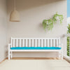 Vidaxl Garden Bench Cushion 200x50x7 CM Fabric Turquesa