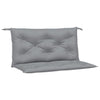 Vidaxl Garden Bench Cushions 2 PCS 100x50x7 cm tessuto Oxford grigio