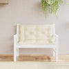 Vidaxl Garden Bench Cushions 2 PCS 100x50x7 cm Oxford Fabric Crème -lorato