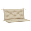 Vidaxl Garden Bench Cushions 2 PCS 100x50x7 cm Tessuto Oxford Beige