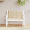 Vidaxl Garden Bench Cushions 2 PCS 100x50x7 cm Tessuto Oxford Beige