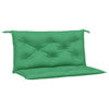 Vidaxl Garden Bench Cushions 2 PCS 100x50x7 cm tessuto oxford verde