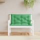 Vidaxl Garden Bench Cushions 2 PCS 100x50x7 cm tessuto oxford verde