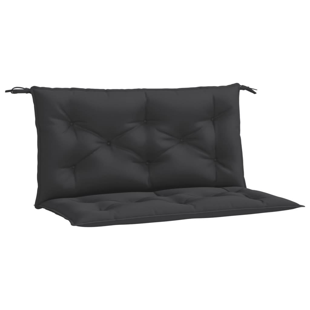 Vidaxl Garden Bench Cushions 2 St 100x50x7 cm tessuto oxford nero