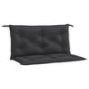 Vidaxl Garden Bench Cushions 2 St 100x50x7 cm tessuto oxford nero