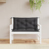 Vidaxl Garden Bench Cushions 2 St 100x50x7 cm tessuto oxford nero