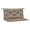 Vidaxl Garden Bench Cushions 2 ST 100x50x7 CM Oxford Fabric Taupe