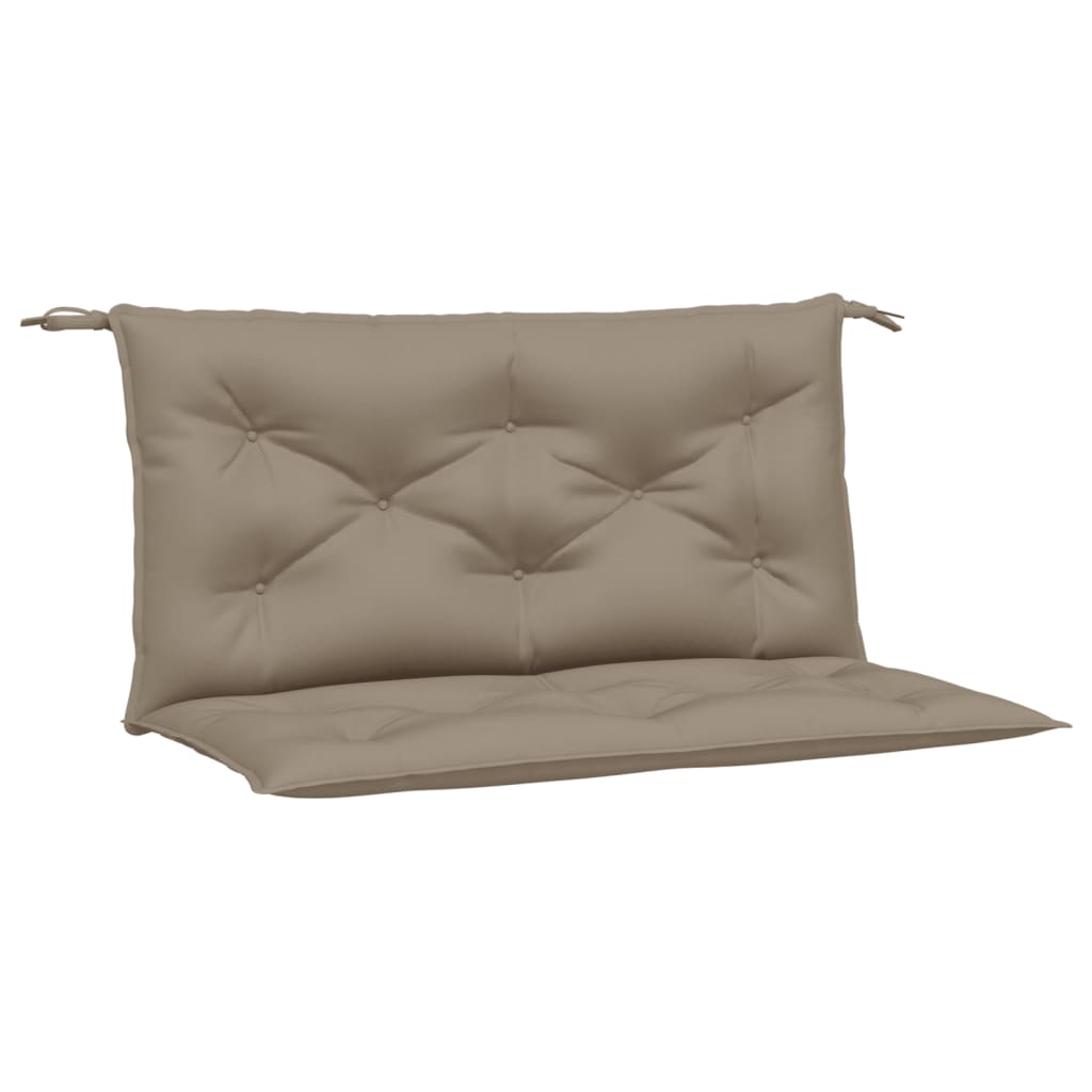 Vidaxl Garden Bench Cushions 2 ST 100x50x7 CM Oxford Fabric Taupe
