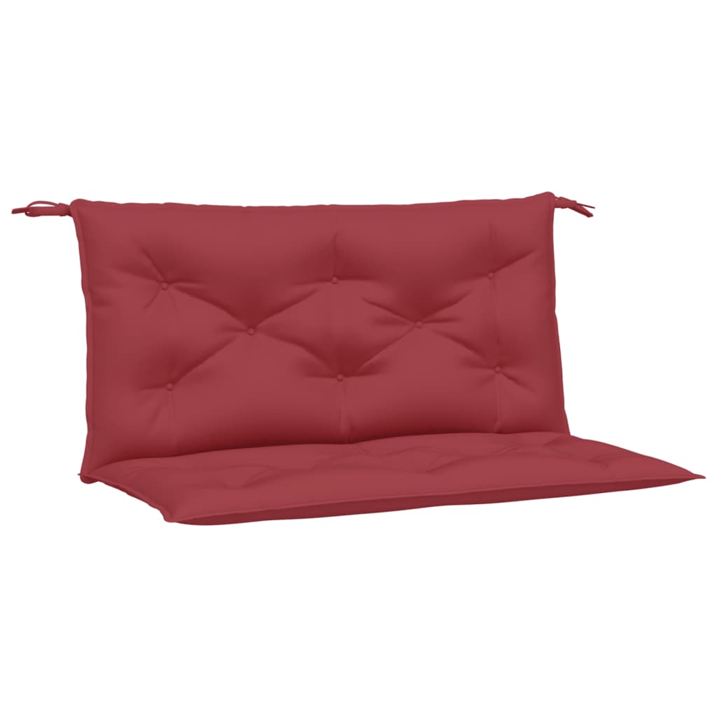 Vidaxl Garden Bench Cushions 2 ST 100x50x7 cm Essicatore Oxford Vino rosso