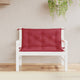 Vidaxl Garden Bench Cushions 2 ST 100x50x7 cm Essicatore Oxford Vino rosso