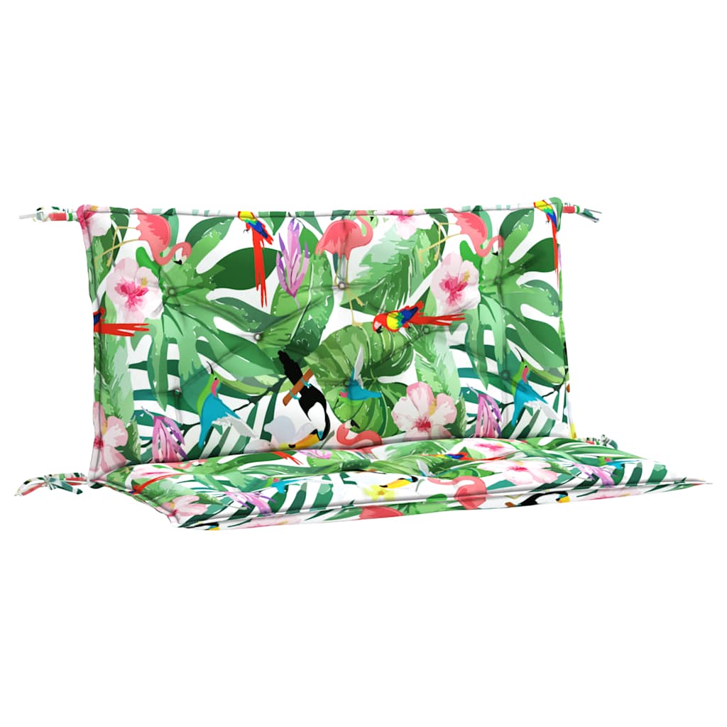 Vidaxl Garden Banch Cushions 2 PCS 100x50x7 cm Fabric multi -colorato