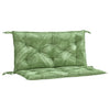 Vidaxl Garden Bench Cushions 2 pezzi Modello fogliare 100x50x7 cm tessuto