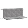 Vidaxl Garden Bench Cushions 2 PCS 120x50x7 cm tessuto Oxford grigio