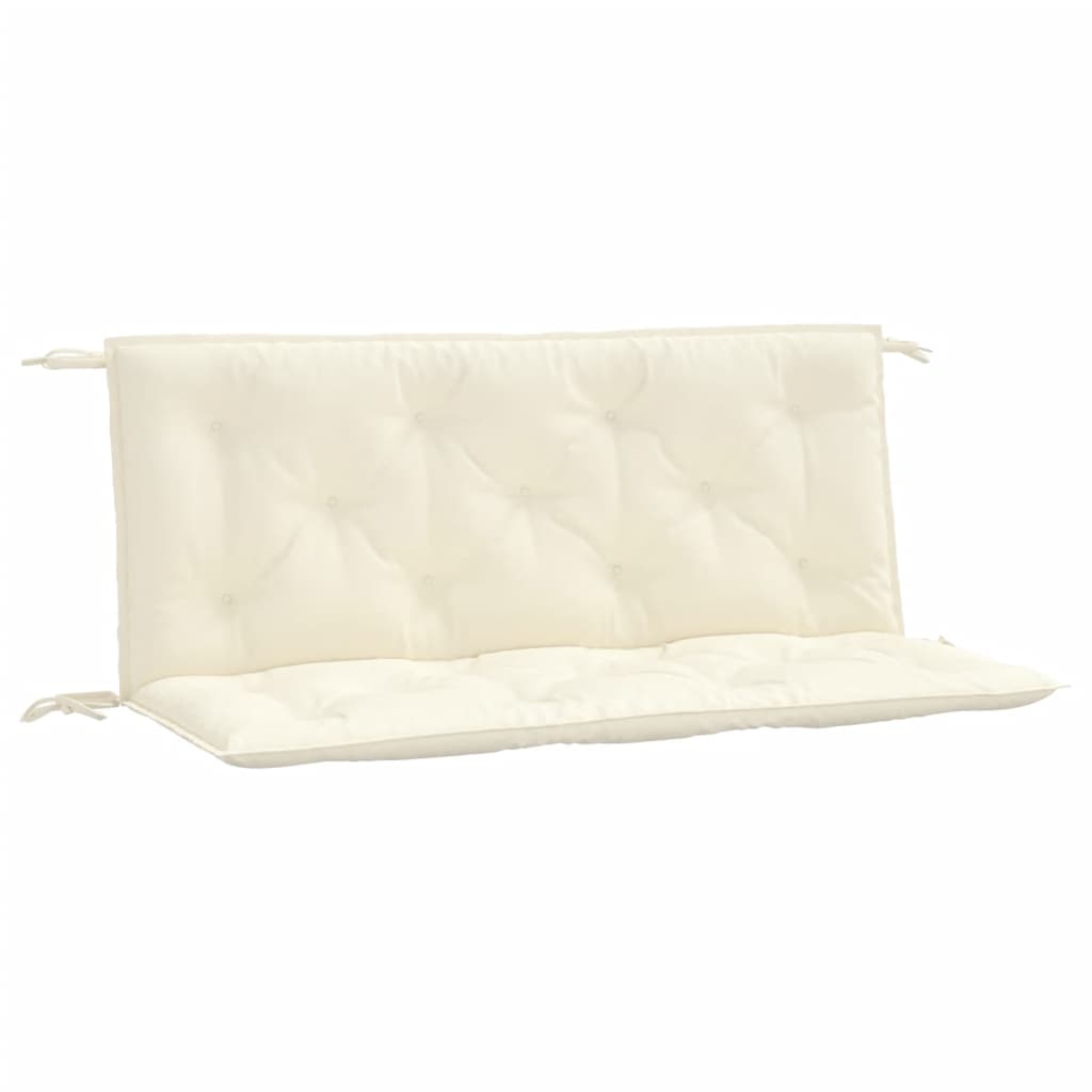 Vidaxl Garden Bench Cushions 2 PCS 120x50x7 CM Oxford Fabric crèmewit