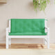 Vidaxl Garden Banch Cushions 2 PCS 120x50x7 cm tessuto Oxford verde
