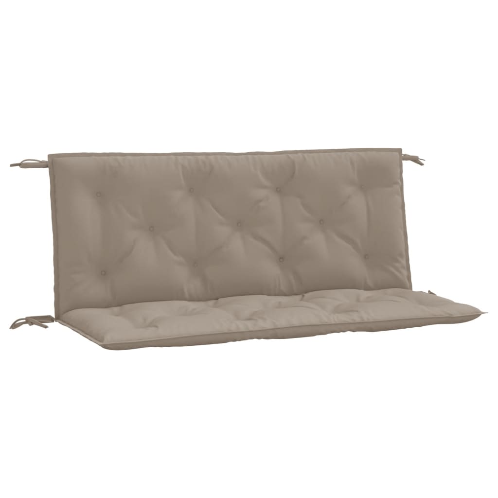 Vidaxl Garden Bench Cushions 2 PCS 120x50x7 CM Oxford Fabric Taupe