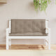 Vidaxl Garden Bench Cushions 2 PCS 120x50x7 CM Oxford Fabric Taupe