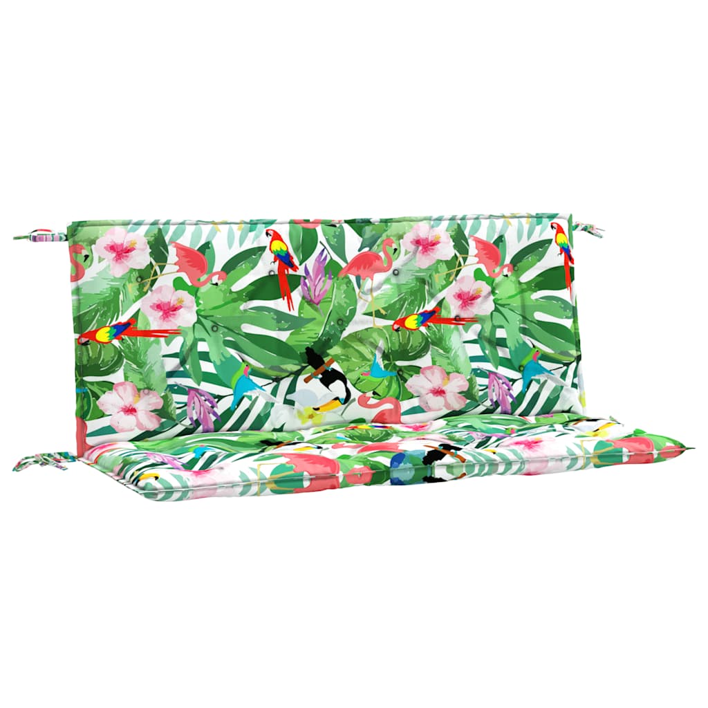 Vidaxl Garden Bench Cushions 2 PCS 120x50x7 CM Fabric Multi -Colored