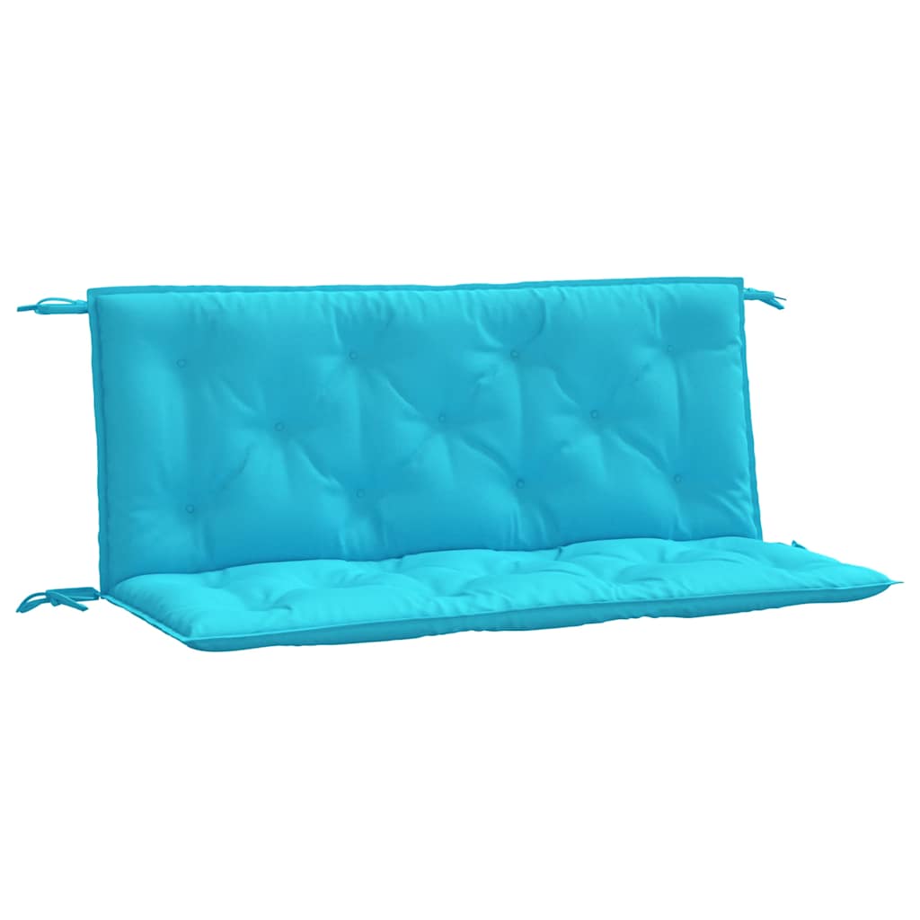 Vidaxl Garden Bench Cushions 2 PCS 120x50x7 cm tessuto turchese