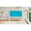 Vidaxl Garden Bench Cushions 2 PCS 120x50x7 CM Fabric Turquesa