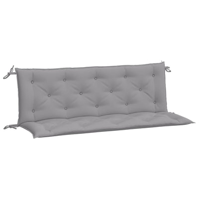 Vidaxl Garden Bench Cushions 2 ST 150x50x7 CM Oxford Fabric Gray