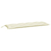 Vidaxl tuinbankkussens 2 st 150x50x7 cm oxford stof crèmewit